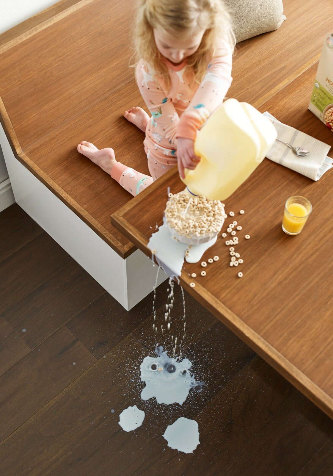 Milk spill cleaning | TLC Floor Center